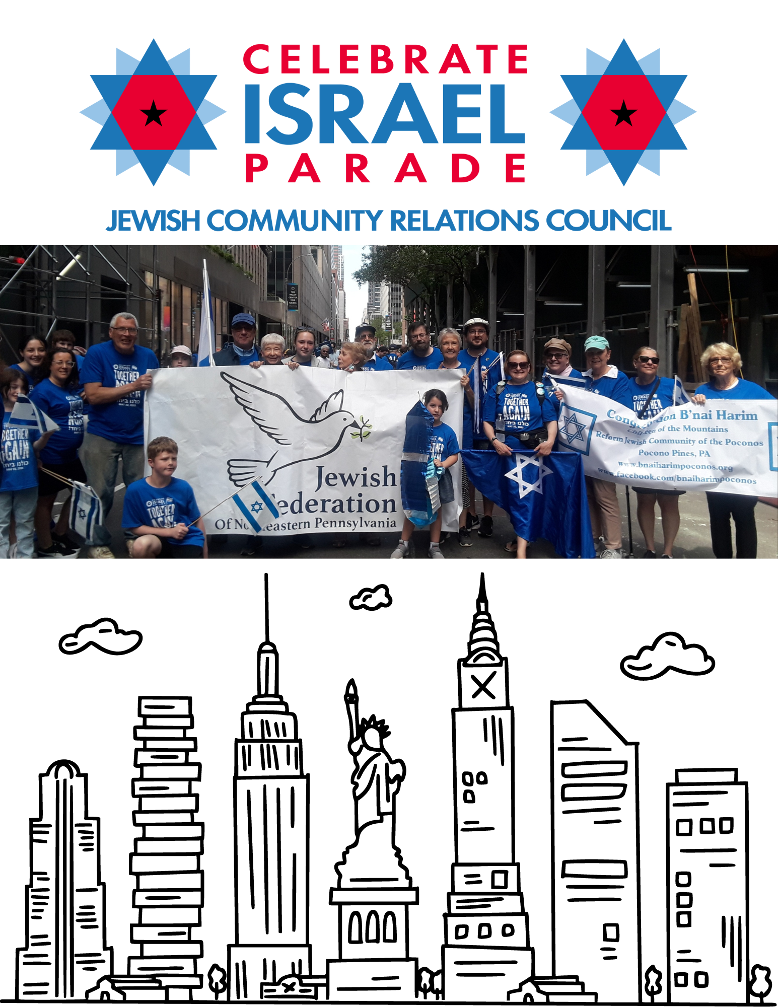 Celebrate Israel Parade NYC Jewish Federation of NEPA